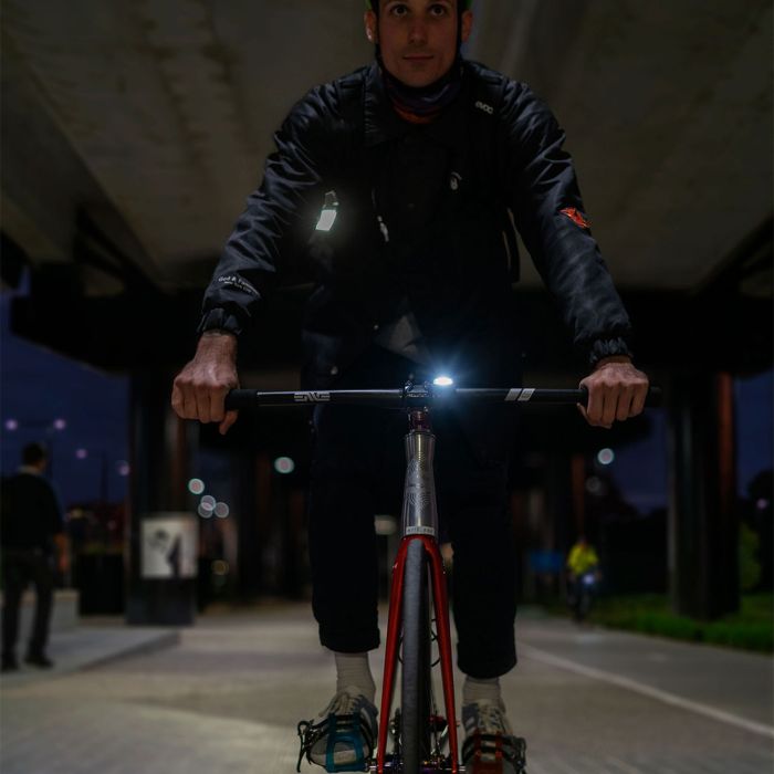 Knog Frog USB vorne – Spinne schwarz
