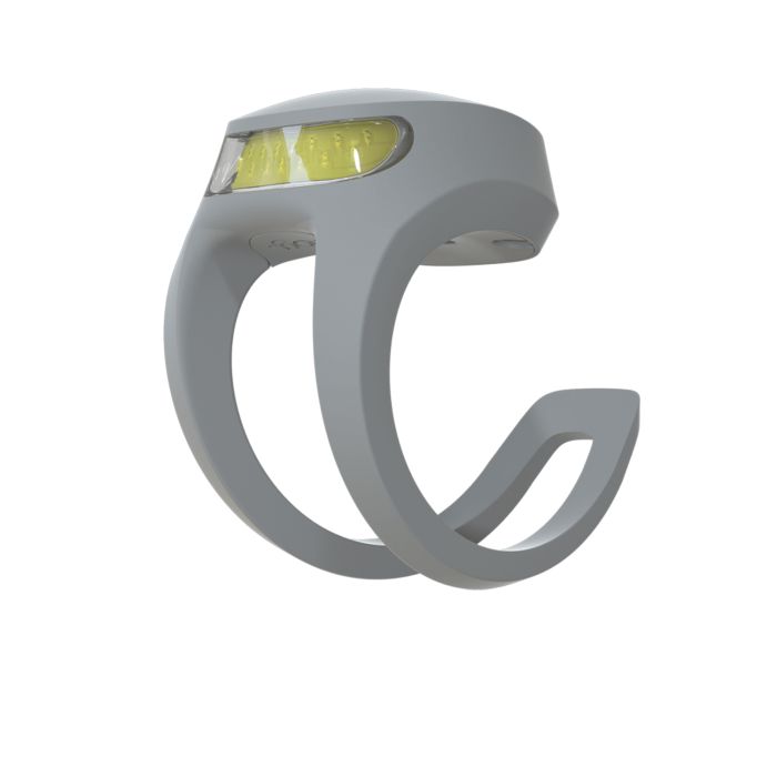 Knog Frog USB-Front – Abgrundgrau