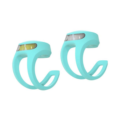 Knog Frog USB Twinpack – tolles Aquamarin