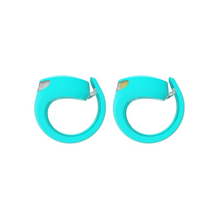 Knog Frog USB Twinpack – tolles Aquamarin