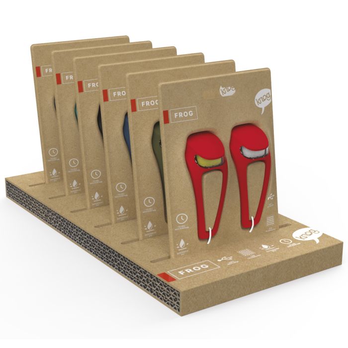 Knog Frog USB - Display (6 Doppelpacks)