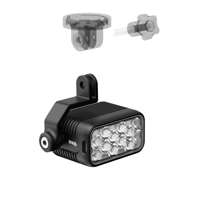 Knog Blinder E x GoPro-Halterung