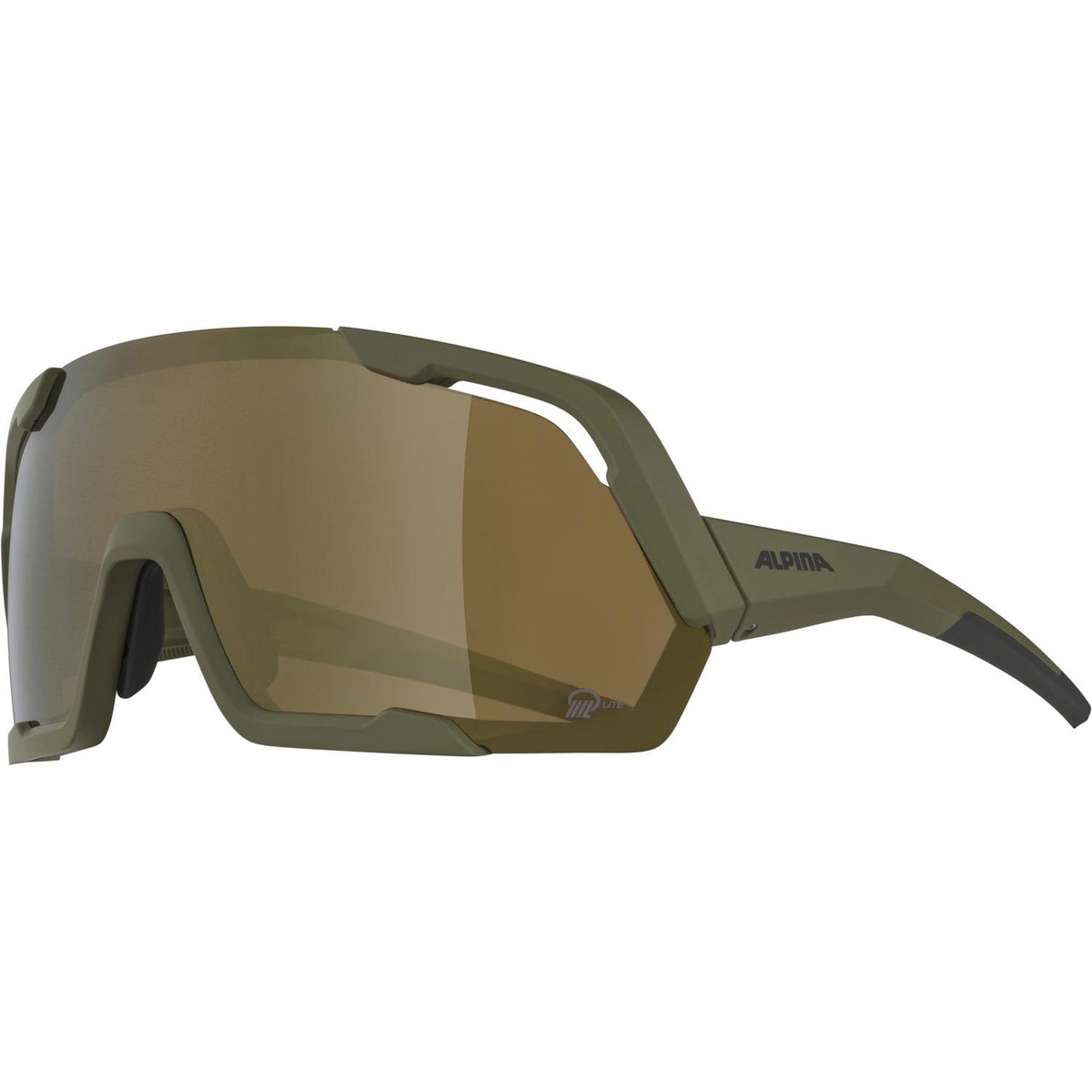 Olympische Sportswear Sportbril Rocket Q-Lite Olive