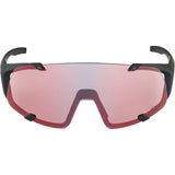 Alpina Bril Hawkeye S Qv Schwarze Mat Rainbow Mirr.Cat.1-3 - afbeelding 3