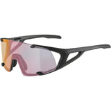 Alpina Bril Hawkeye S Qv Schwarze Mat Rainbow Mirr.Cat.1-3 - afbeelding 1