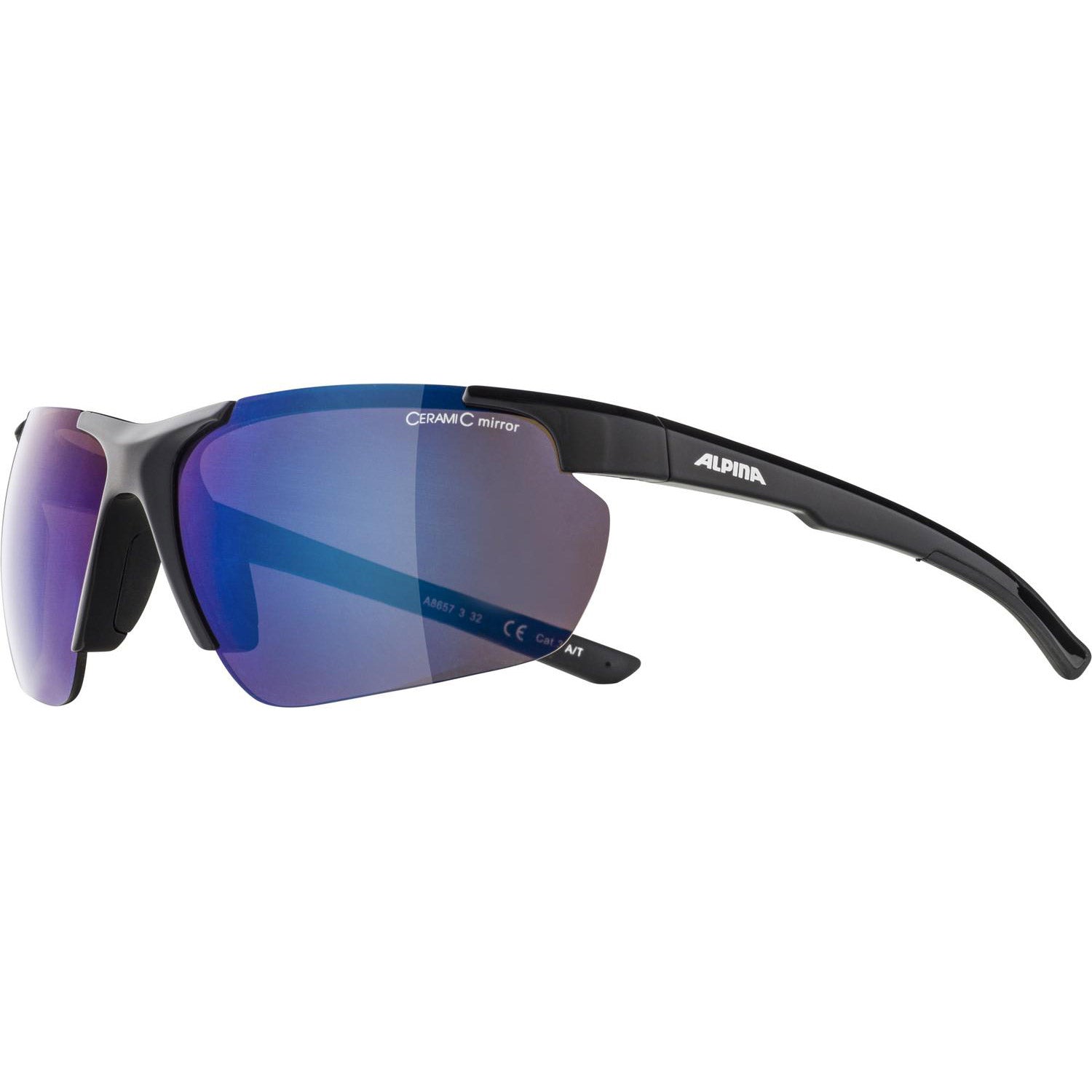Olympische Sportswear Sportbril Dety HR Schwarz
