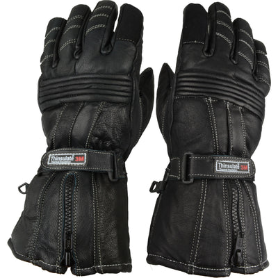 Scooter Motorhandschuh M Scotchlite wasserdicht schwarz 3M