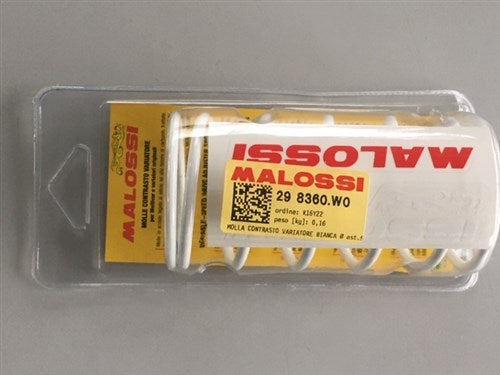 Malossi Press Spring White Piaggio 2T 4T Kymco