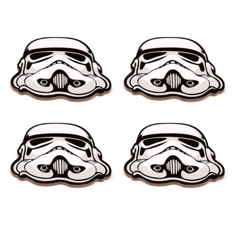 Der ursprüngliche Stormtrooper setzte 4 Untersetzer