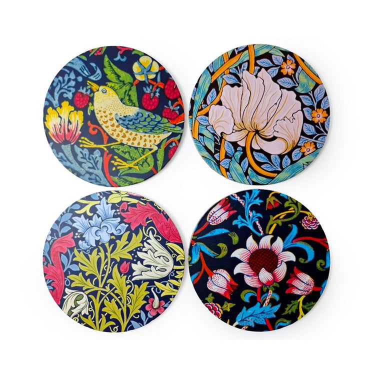 William Morris Set mit 4 Untersetzern