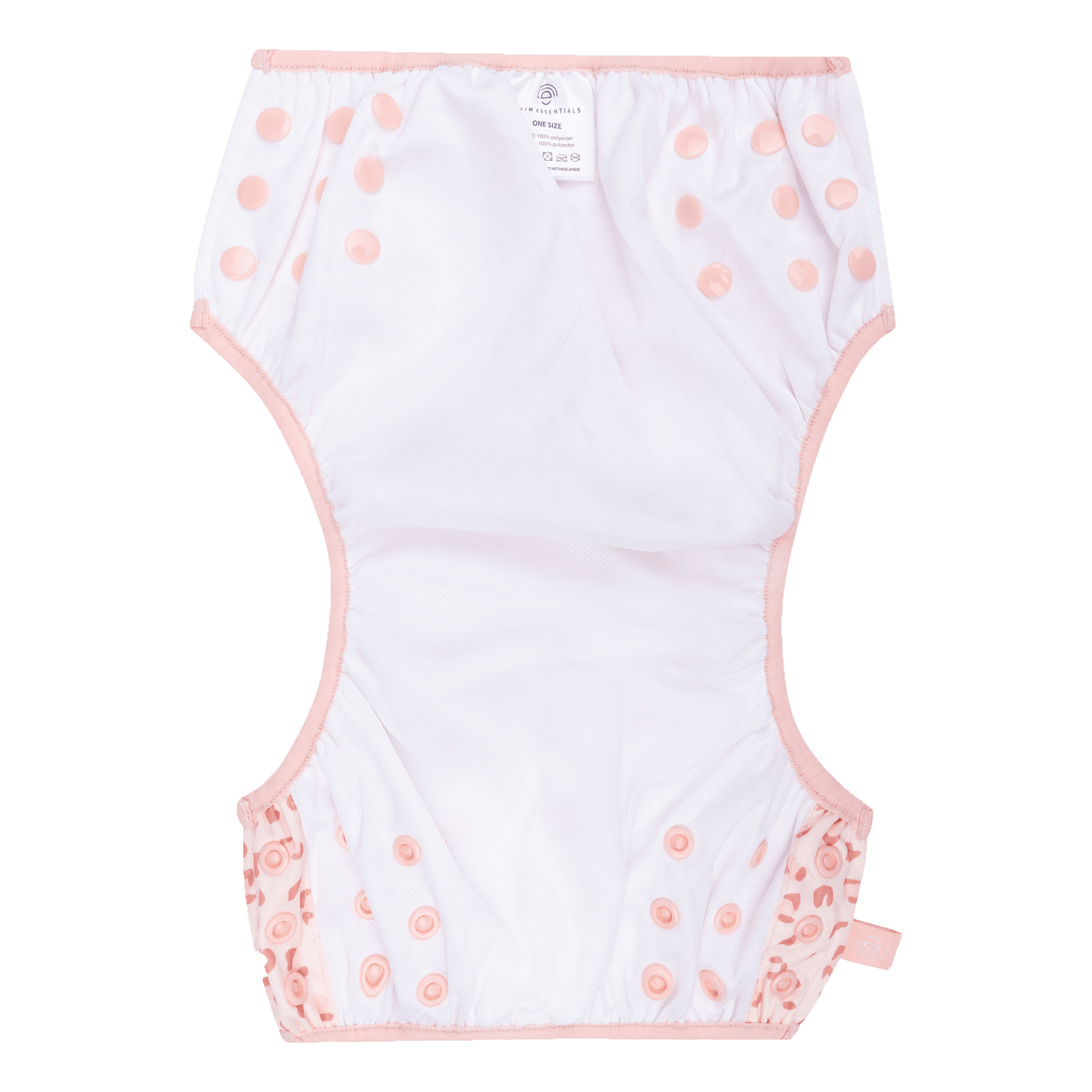 Leopard | Alte rosa waschbare Schwimmwindel