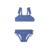 Leopard | Blue Girls UV Bikini