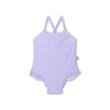 Leopard | Lila Girls UV Girls Badeanzug
