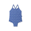 Leopard | Blue Girls UV Badeanzug
