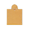 Fluss | Gelber weißer Strandponcho 65 x 65 cm
