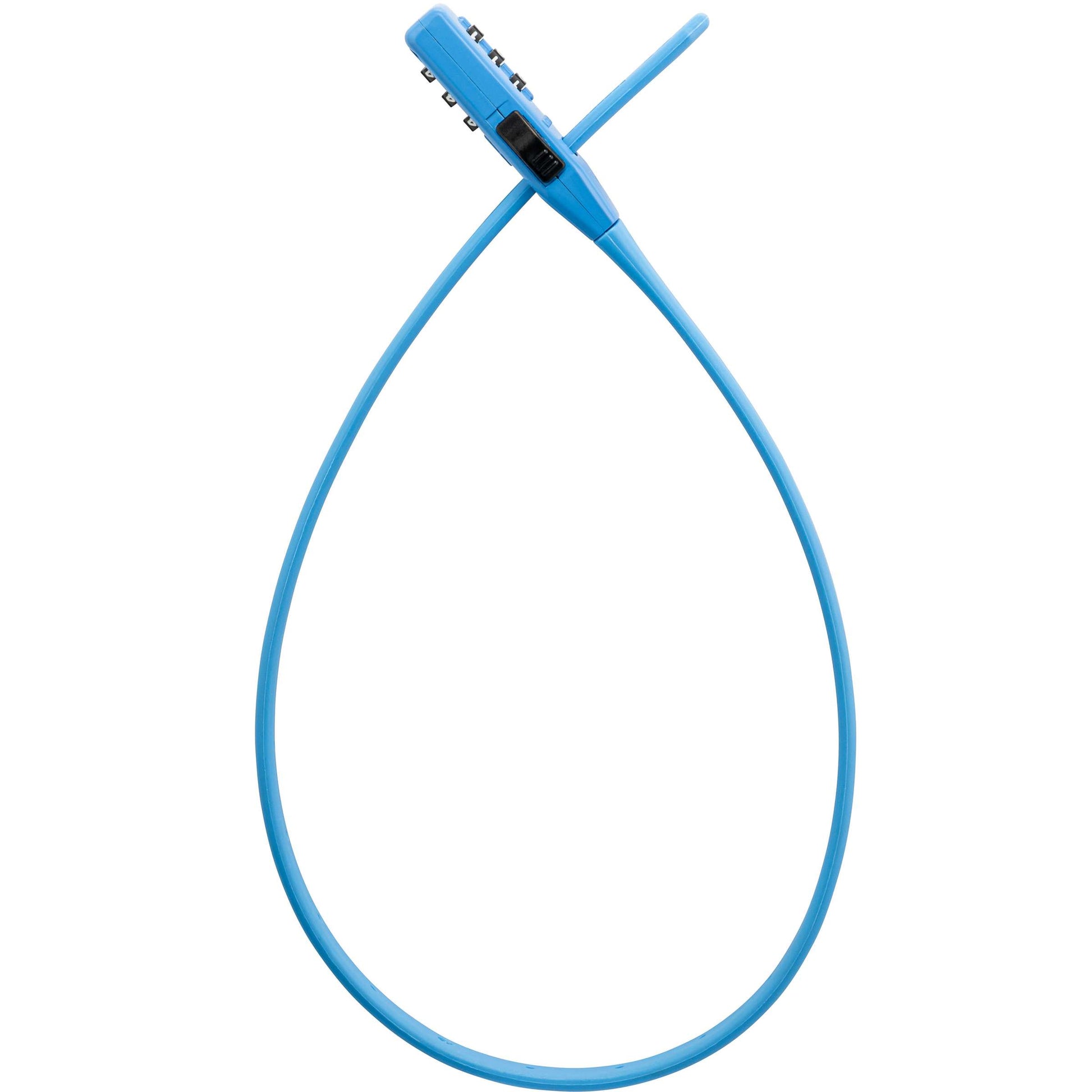 Kryptonit -Kabel -Sperrcode Klicken Sie auf Sperren Kombination Blau