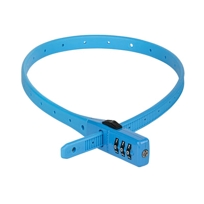 Kryptonit -Kabel -Sperrcode Klicken Sie auf Sperren Kombination Blau