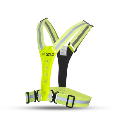 Outwet Gato Safer Sport LED Weste neongelb Einheitsgröße
