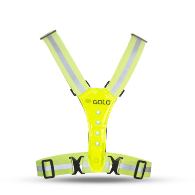 Outwet Gato Safer Sport LED Weste neongelb Einheitsgröße