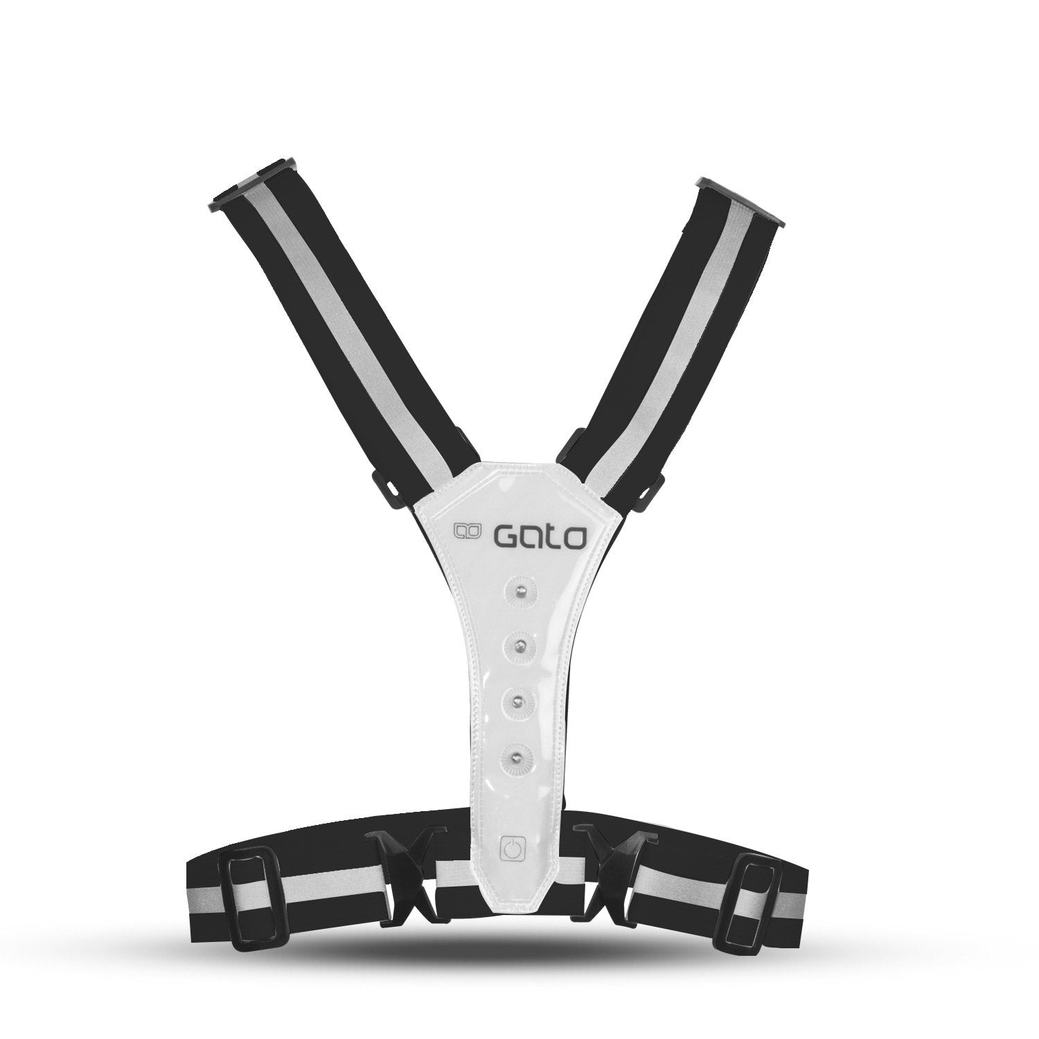 Outwet Gato Safer Sport LED Weste Anthrazit Einheitsgröße