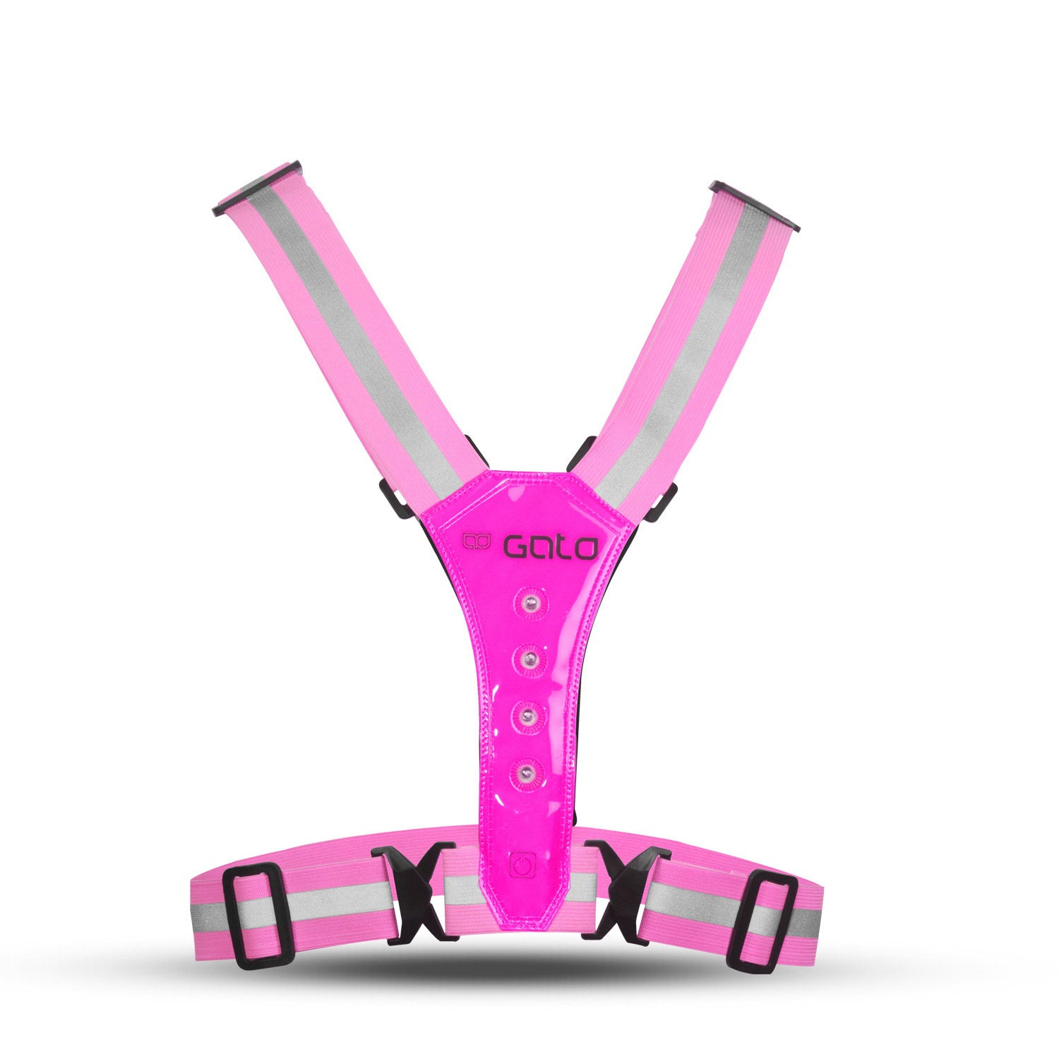 Gato Safer Sport LED-Weste, Pink, Einheitsgröße
