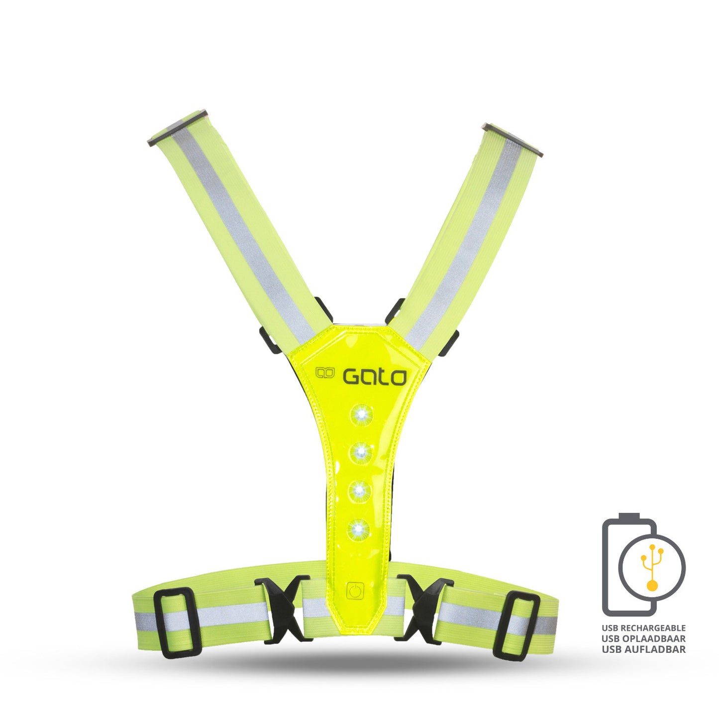 Gato Safer Sport Vest führte USB NeeMungeel One Size