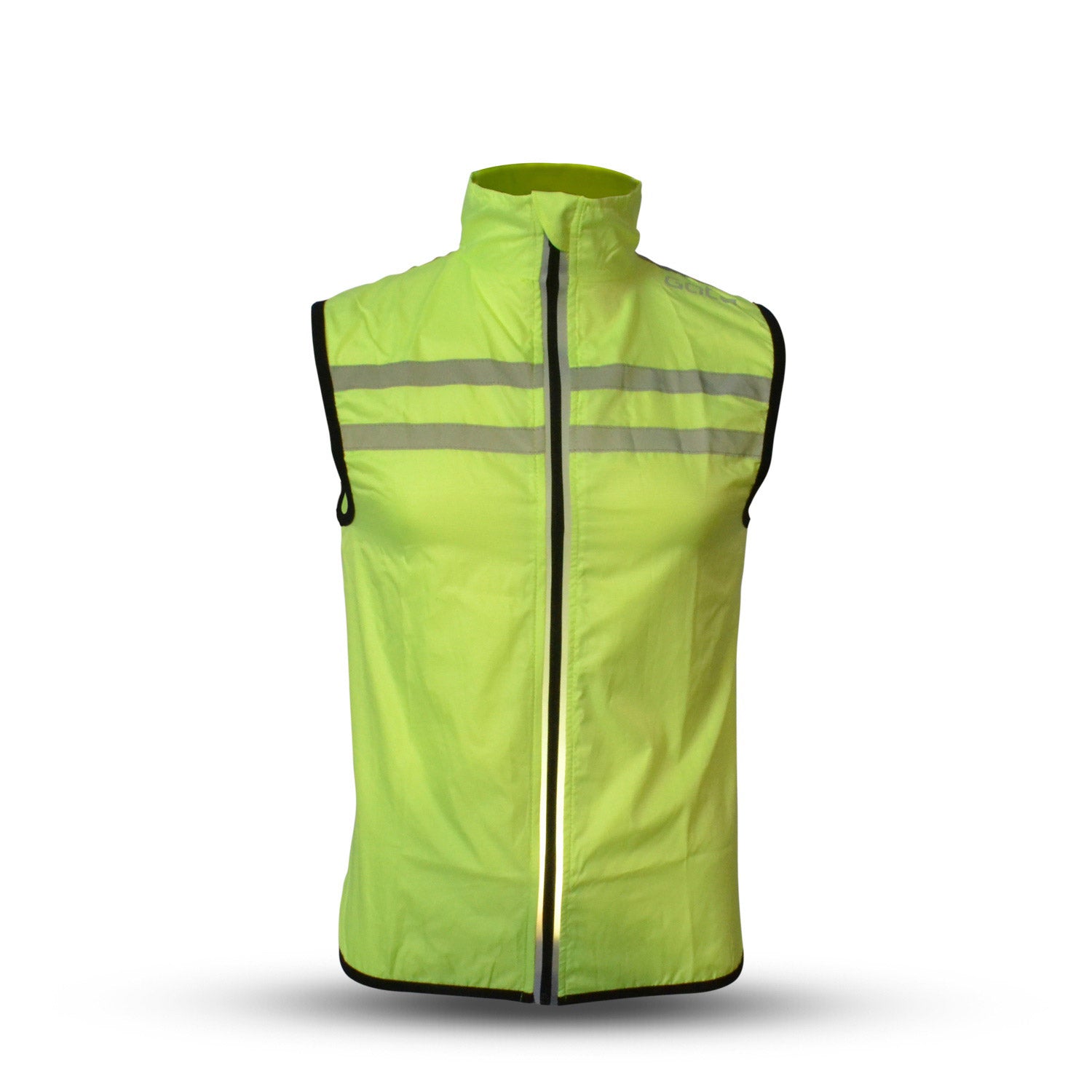 GATO Wind Breaker Mesh Weste USB LED neeongeel Größe xs