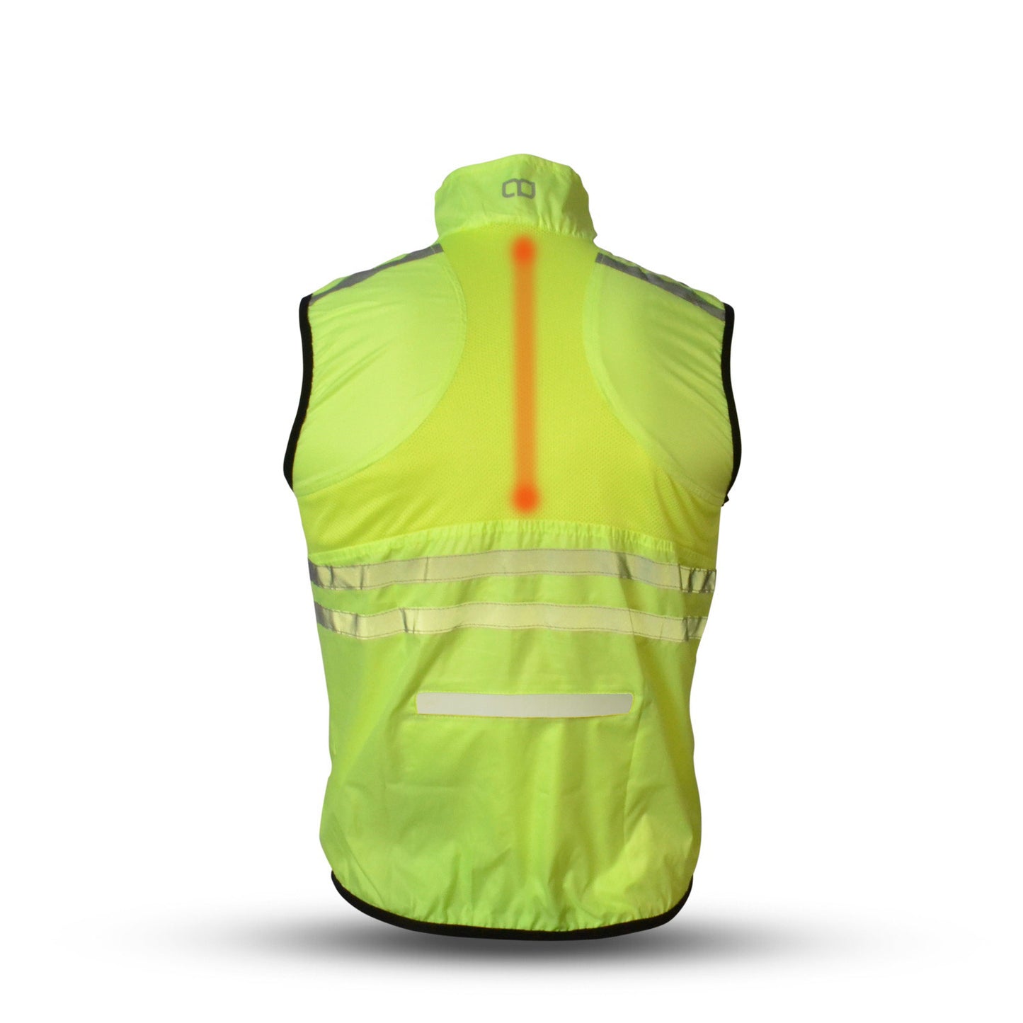 GATO Wind Breaker Mesh Weste USB LED neeongeel Größe xs