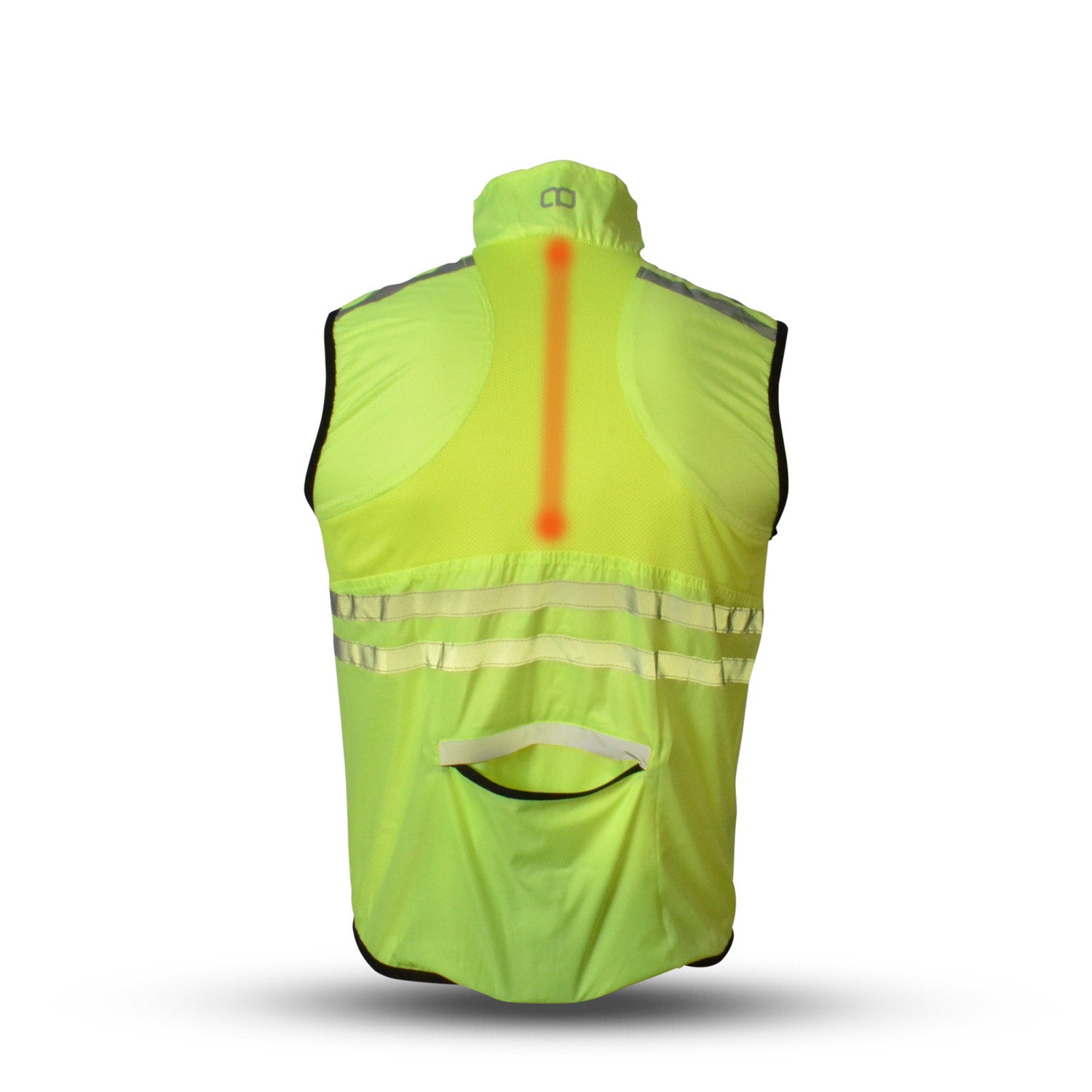 GATO Wind Breaker Mesh Weste USB LED neeongeel Größe xs