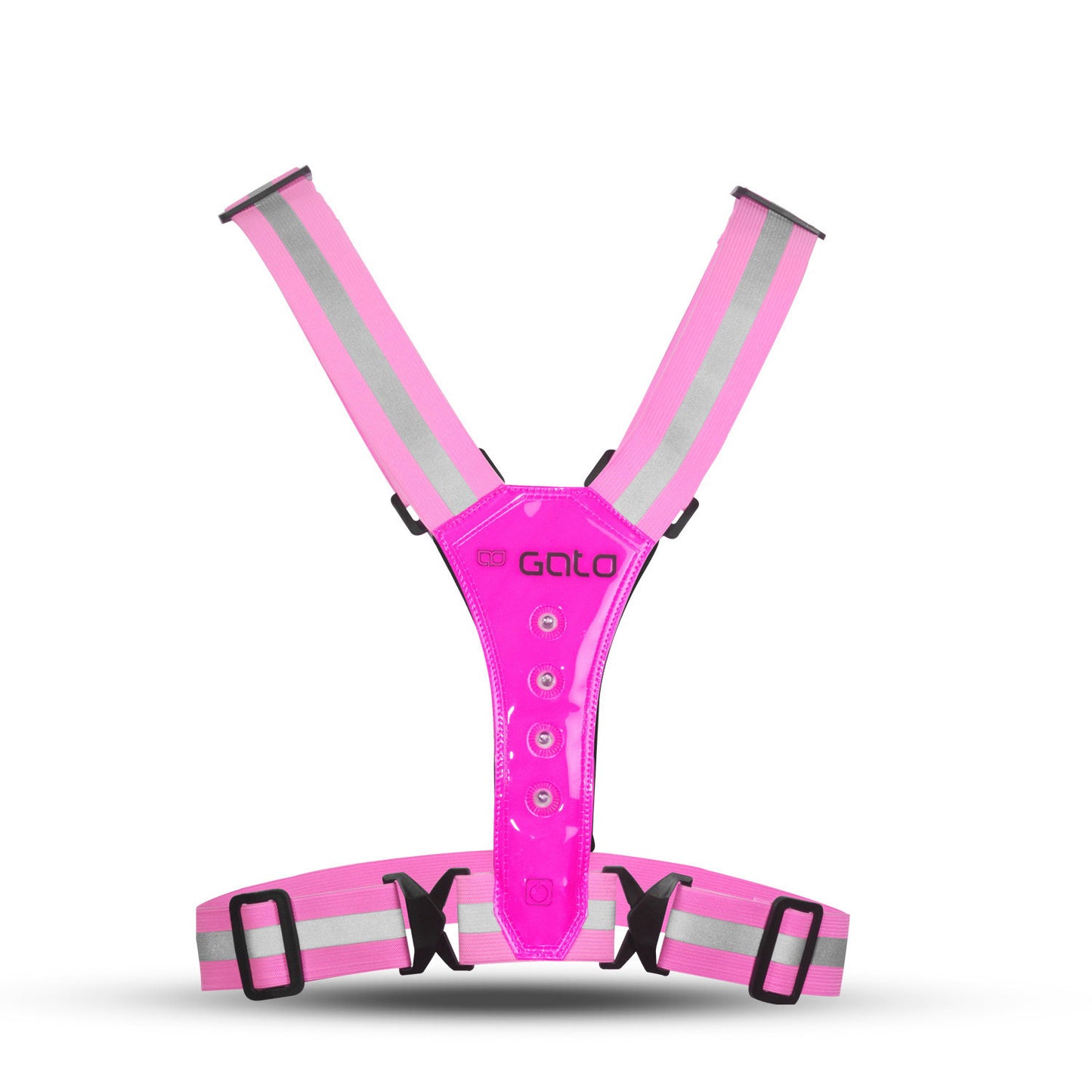Außenlust sicherer Sport -LED -Weste Pink One Size