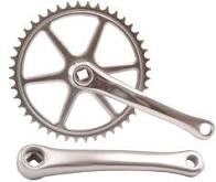Kurbelgarnitur Fausto 44T-170Mm Alu Silber