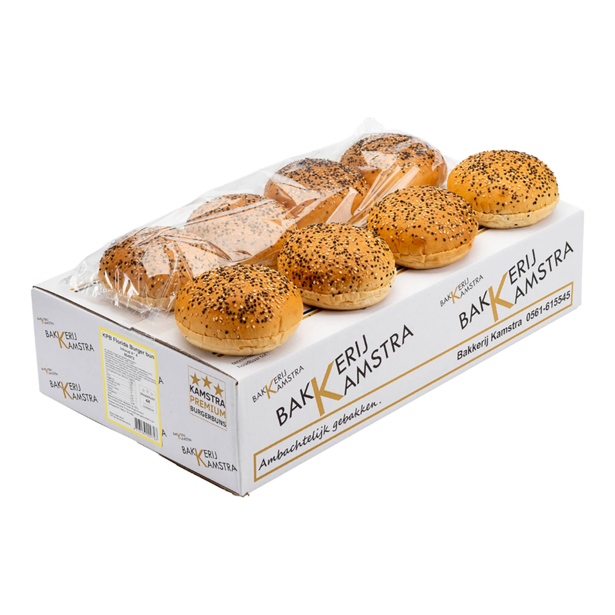 Kamstra de Luxe Florida Burgerbrötchen 12 cm
