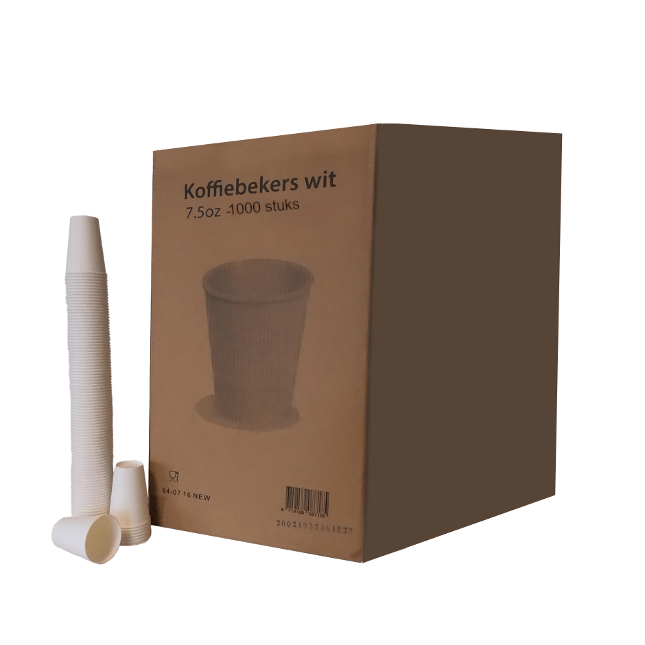 Pappkaffeetasse weiß 180cc (1000 Stück)