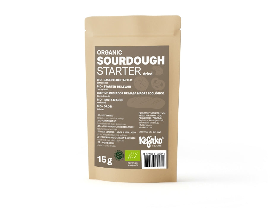 Kefirko Biologischer Sauerteigstarter - getrocknet - 15 Gramm