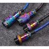 Keychron Premium Spiralkabel Aviator Regenbogen plattiert schwarz