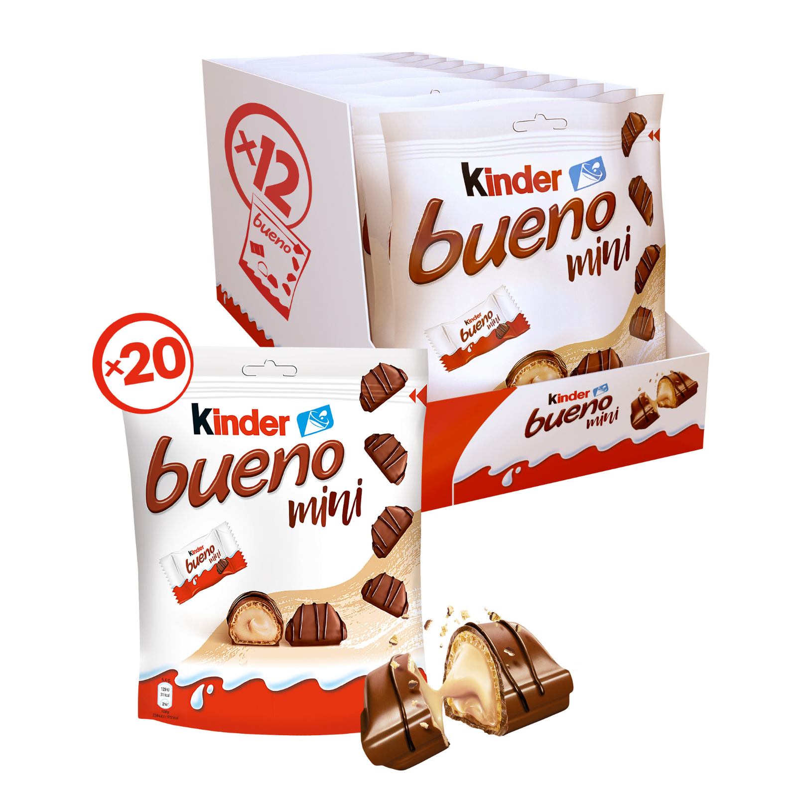 Kinder Bueno Mini T20 Standbeutel (12x 108gr)