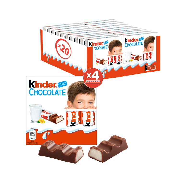 Kinderschokolade T4 (20 Stück)