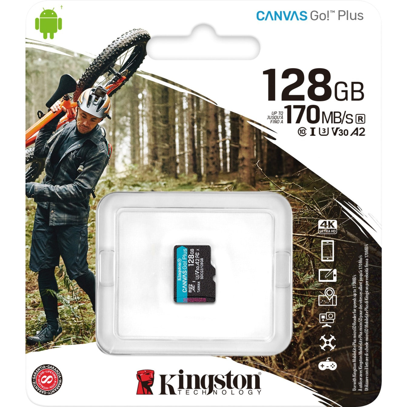 Kingston Canvas gehen! Plus microSDXC 128 GB