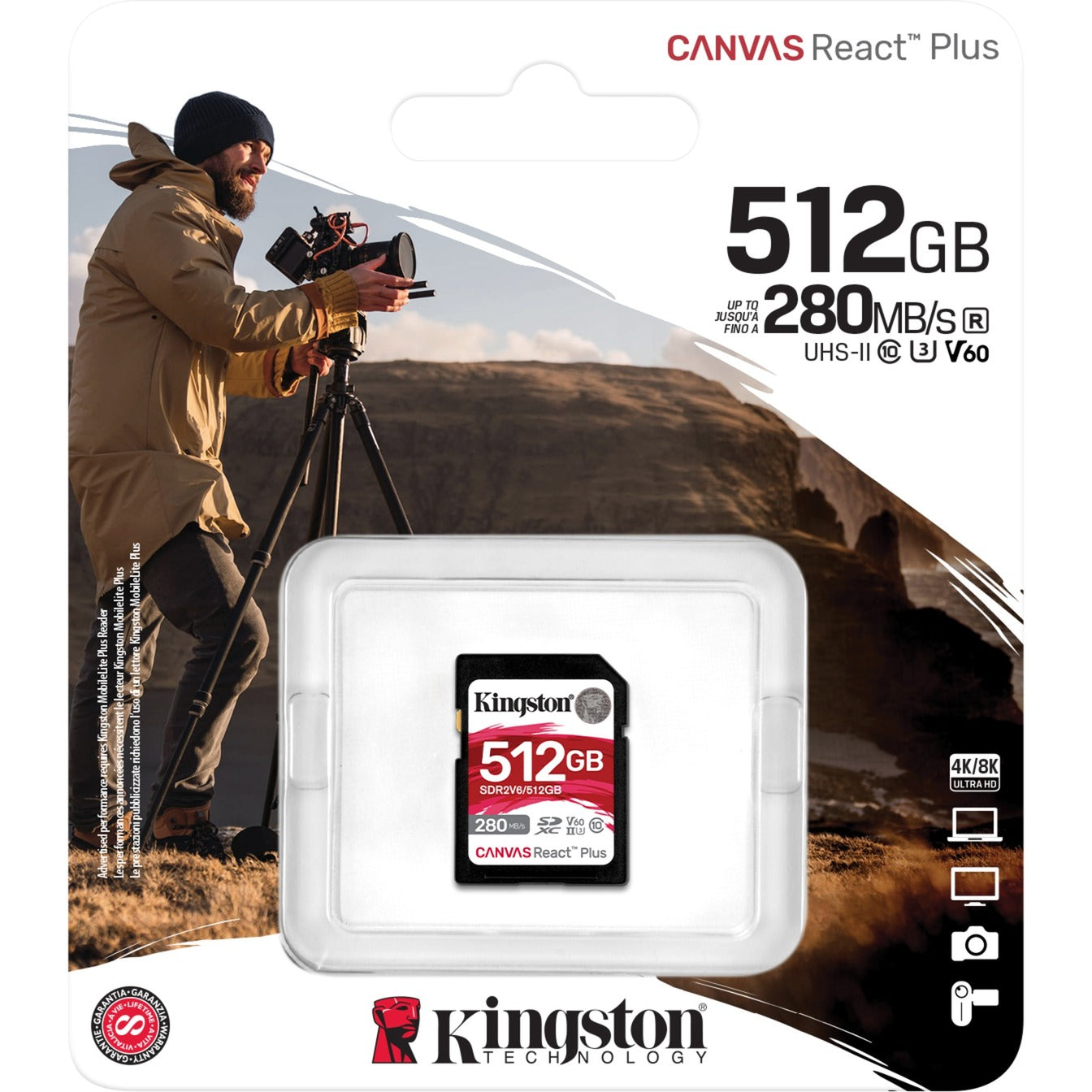 Kingston Canvas React plus 512 GB