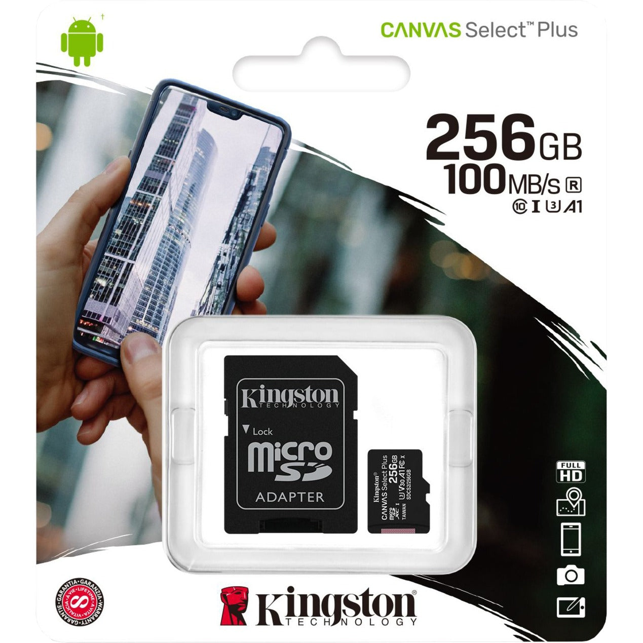 Kingston Canvas Select Plus MicroSD -Karte 256 GB