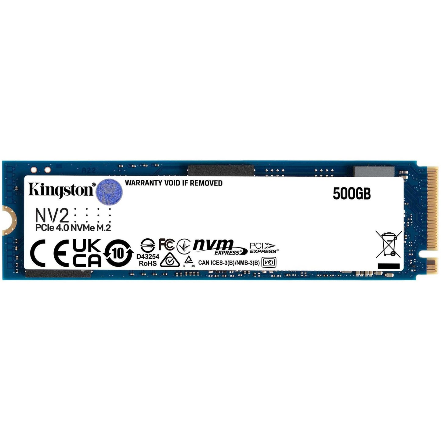 Kingston Nv2 Nvme PCIe 4.0, 500 GB