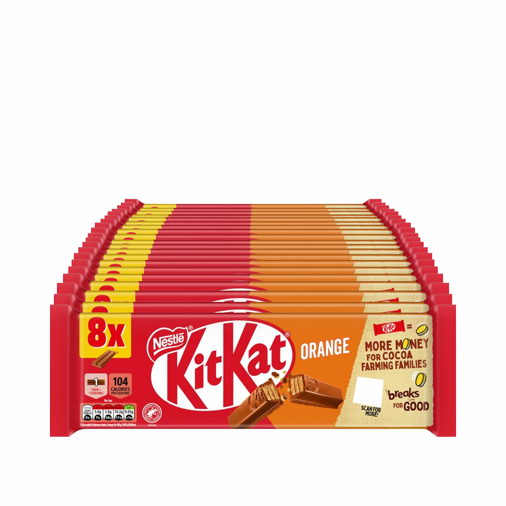 Kitkat 2 Finger Orange 8er-Pack (20x 165,5g)