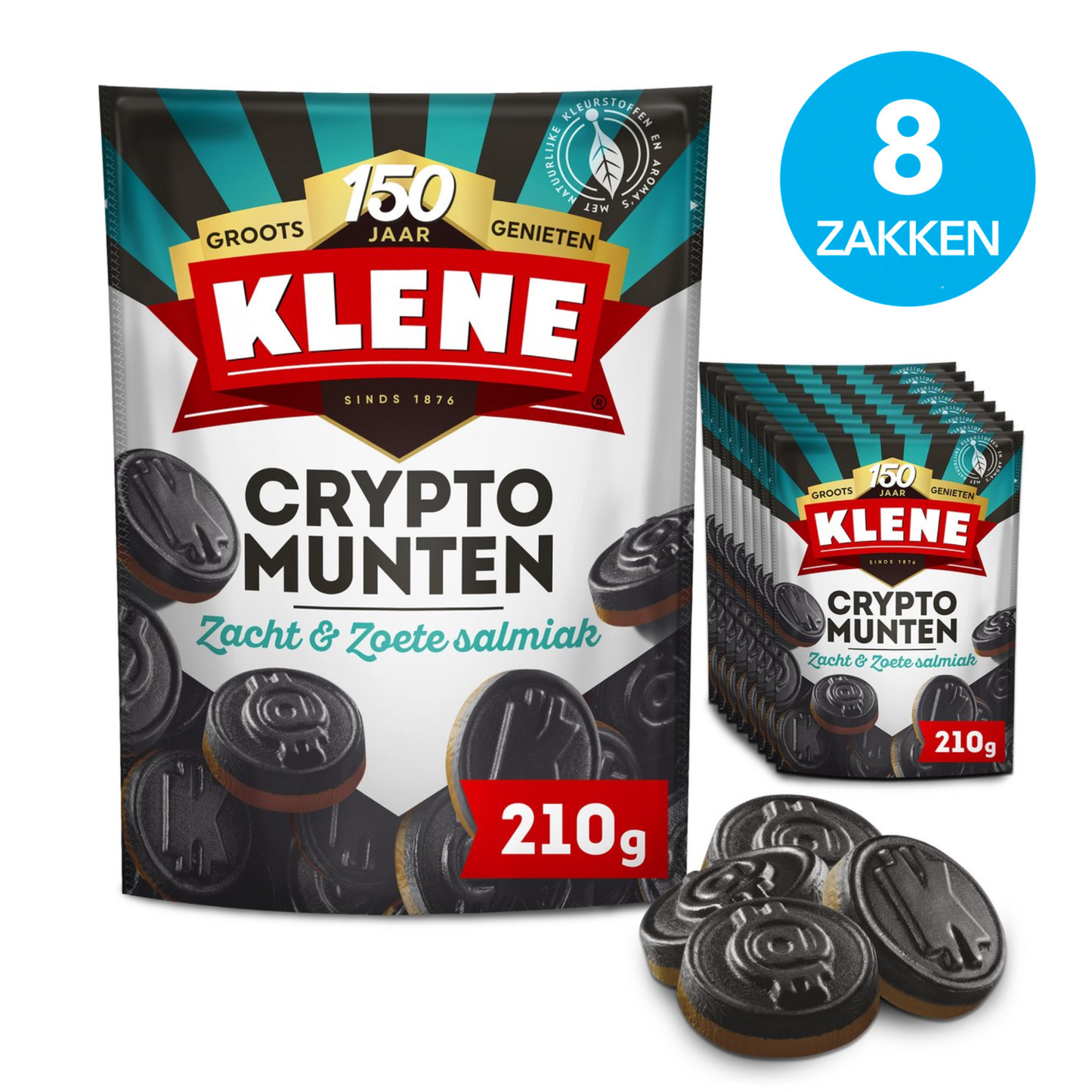 Klene-Kryptomünzen (8x 210 gr)