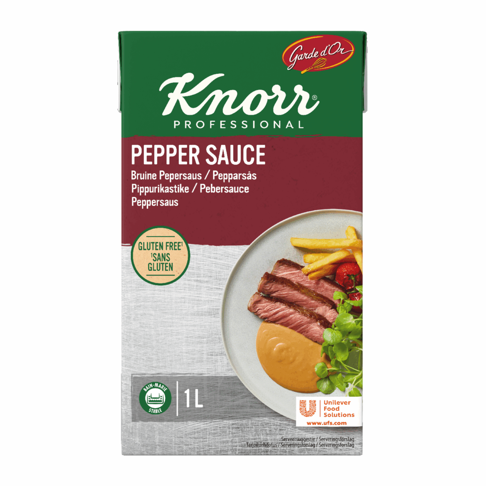 Knorr Garde d'Or braune Pfeffersauce (1 Liter)