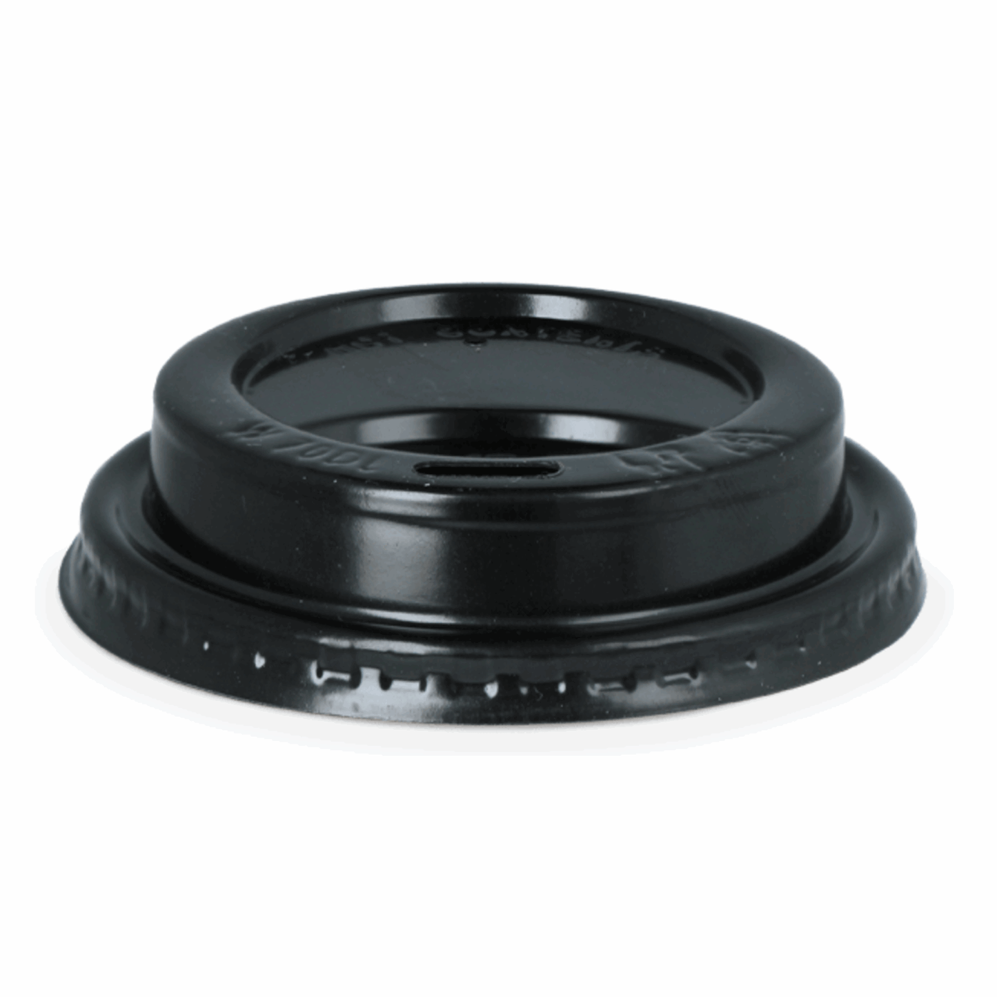 Kaffeebecherdeckel to go schwarz 70mm (100 Stück)