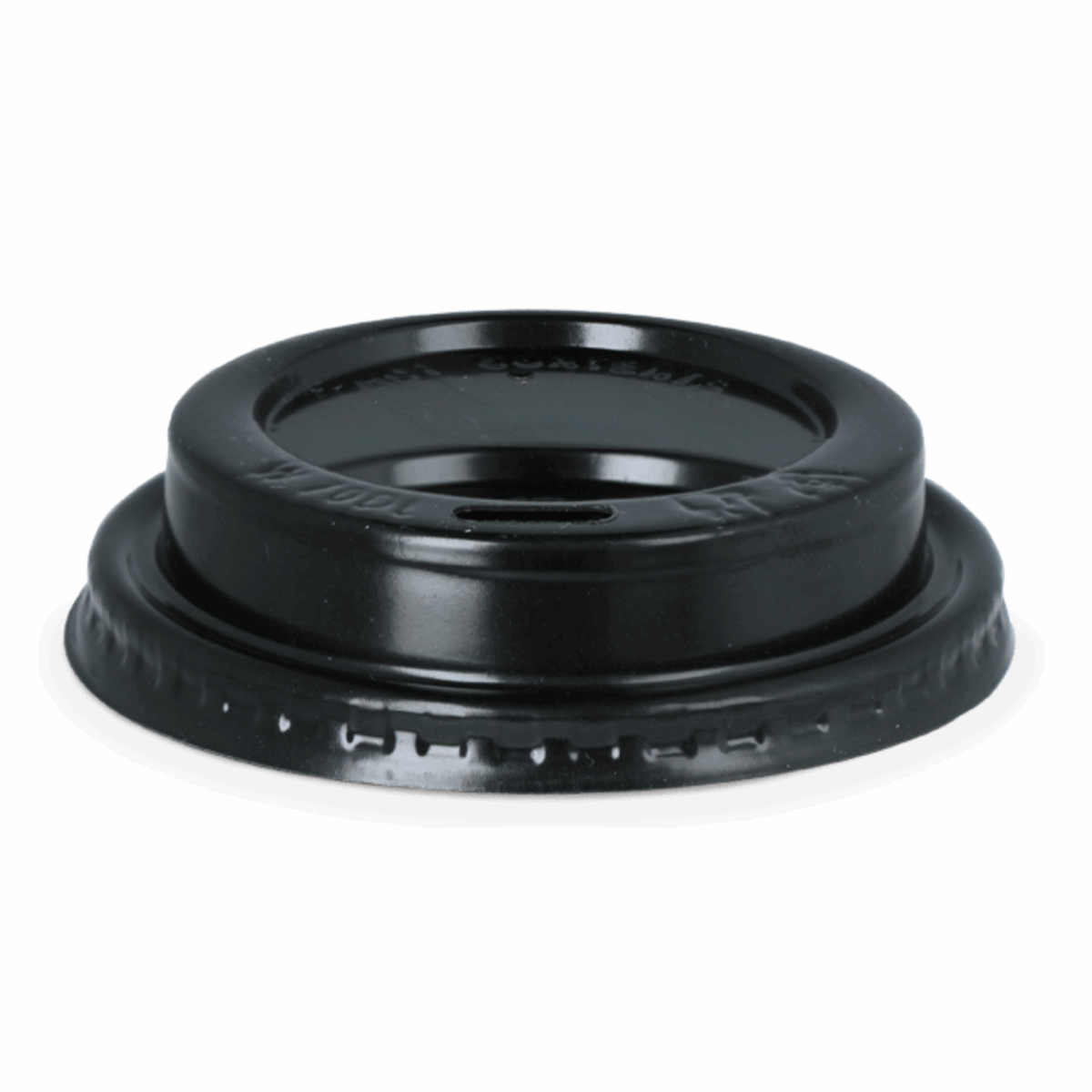 Kaffeebecherdeckel to go schwarz 70mm (100 Stück)