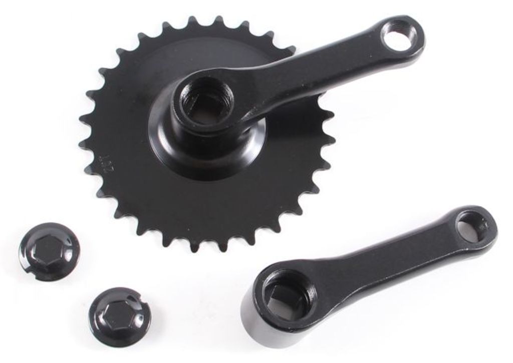 Sparta Kurbelgarnitur 12,5 schwarz