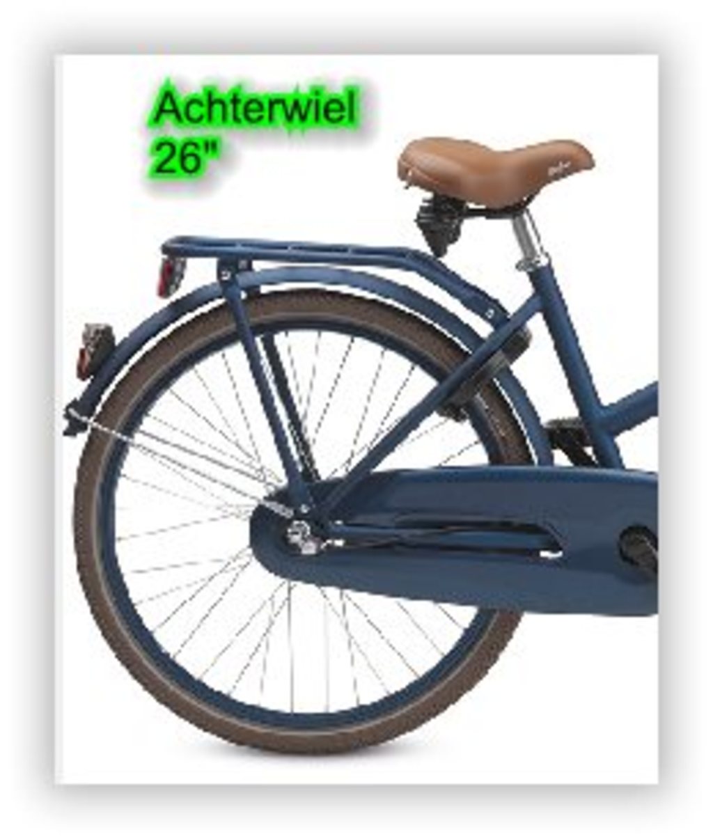 Batavus Hinterrad 26 n3rn Pick-up-Felge marineblau