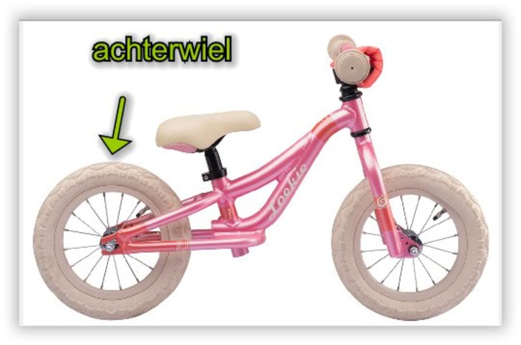 Batavus Laufrad hinten 12 Laufrad ys8344 Lachs