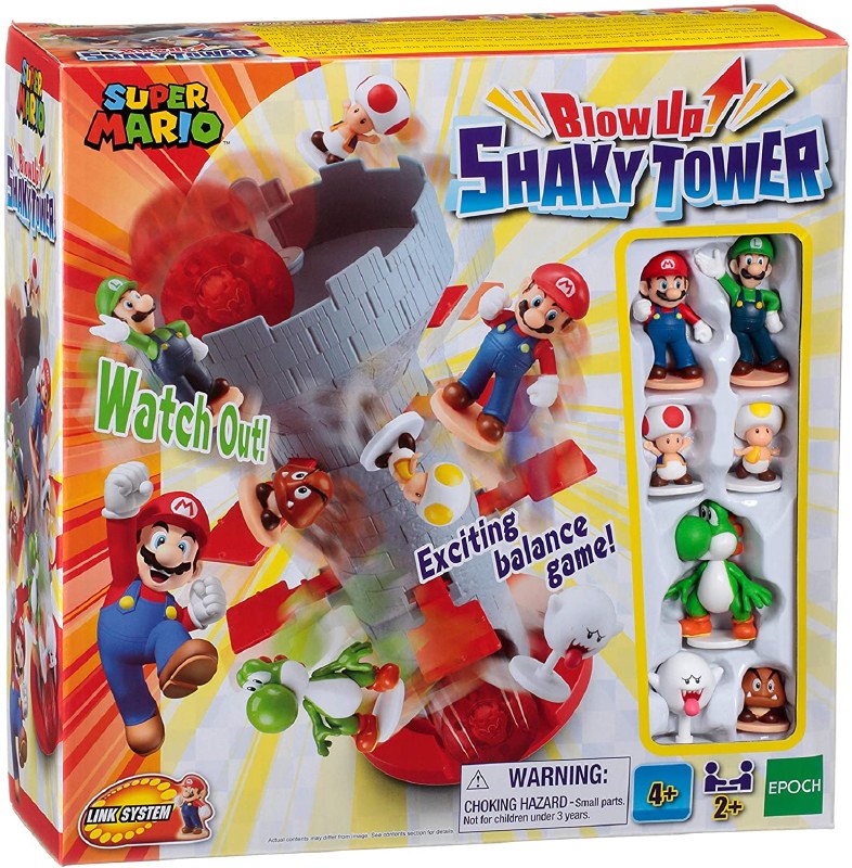 Epoch Super Mario sprengt! Wackeliger Turm - Kinderspiel